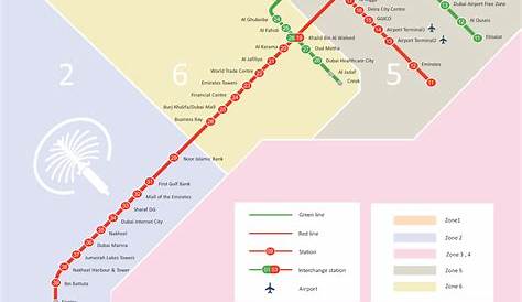 Latest Metro Map Dubai Large Detailed Of City. City Large