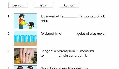 Latihan Tatabahasa Kata Nama Khas Tahun Bahasa Melayu Matematika