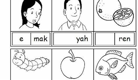 Belajar Suku Kata Prasekolah Prasekolah Wawasan Nama Sekolah | Images