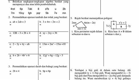 Latihan Matematik Tingkatan 2 Bab 1 Pola Dan Jujukan - Riset
