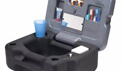 Lavabo Portatif De Camping Tander Set Inodoro 10+10L Y Portátil