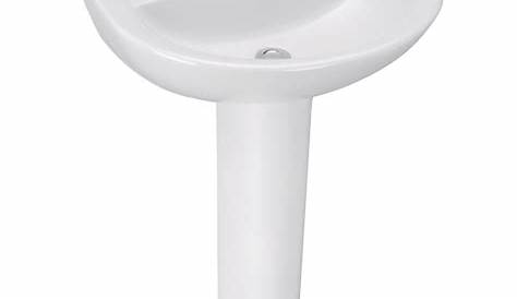 Lavabo Sur Colonne Porcher ZOOM POLO Lg 63cm Porcelaine Blanc