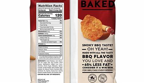 Lays Baked Barbecue Chips Ingredients Nutrition Facts Nutrition Ftempo