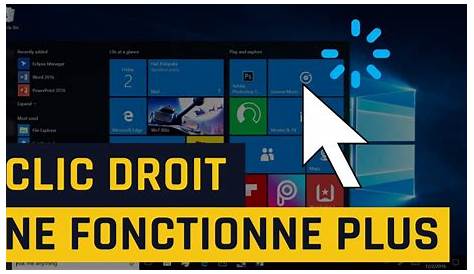 Le clic droit de ma souris ne fonctionne plus : comment faire