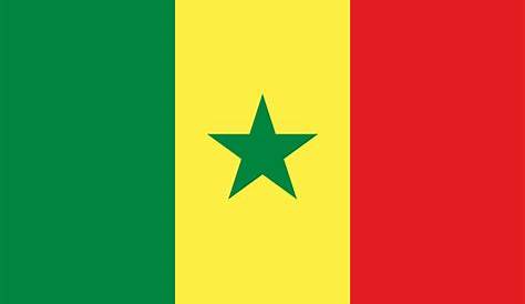 Sénégal drapeau » Voyage - Carte - Plan