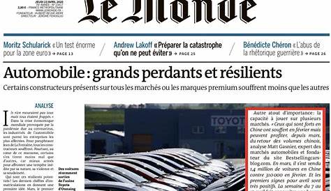 Le monde french news website hi-res stock photography and images - Alamy