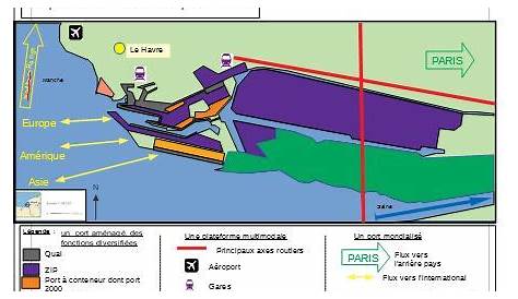 Croquis "le port du Havre" - Lettres-Histoire