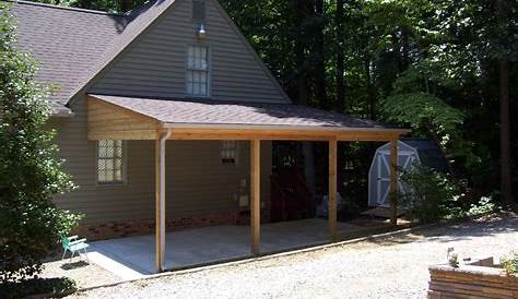 Lean To Carport Attached To House Patio Cover North West San Antonio