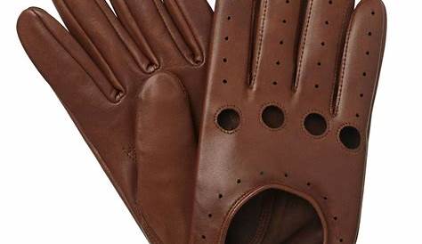 Men’s Leather Driving Gloves in Tan | Aspinal of London