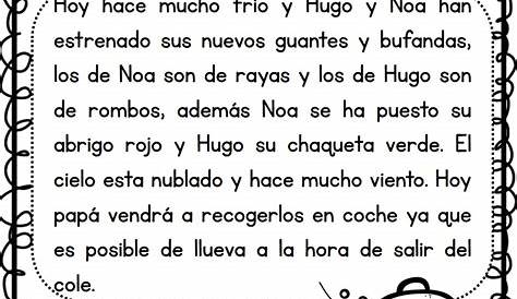 Cortos Comprension De Lectura Primer Grado : Lecturitas Para Trabajar