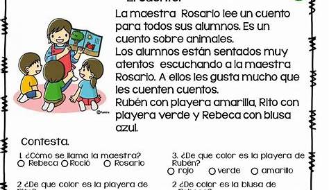 Lecturas cortas para niños listos para primer y segundo grado de