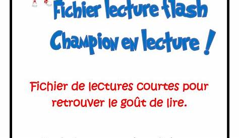 Logiciel - Lecture CE2, CM1, CM2