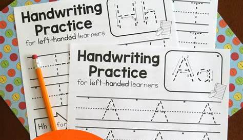 12 Best Images of Left Hand Writing Worksheets Printable Cursive