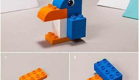 Bauanleitung für ein Lego-Flugzeug | Lego activities, Lego projects