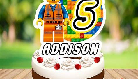 Lego Cake Topper | Lego cake topper, Lego cake, Lego birthday