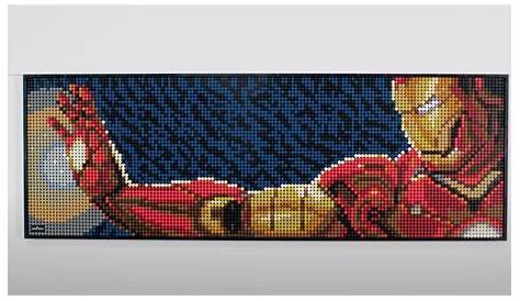 LEGO Art Marvel Studios Iron Man 31199 Canvas Art Set Building Toy for