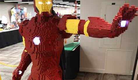 My Brick Store: Lego Ironman with Light-up Arc Reactor