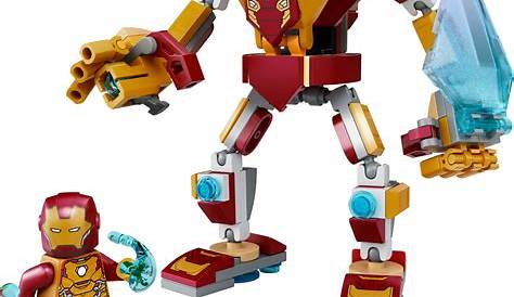 Mech Armor Iron Man Block Figure Toys Lego Compatible Building Kit with