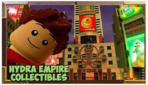Imperium Hydry i Manhattan Noir | Mapa Lego Marvel Super Heroes 2