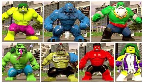 Incredible LEGO Hulk™ Minifigure & Big Figure Complete Collection