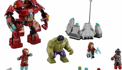 LEGO Marvel Super Heroes 76031 pas cher - Le combat du Hulk Buster