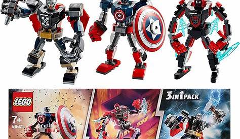 Lego Super Heroes Marvel Tri-Pack Included: Marvel Avengers Classic