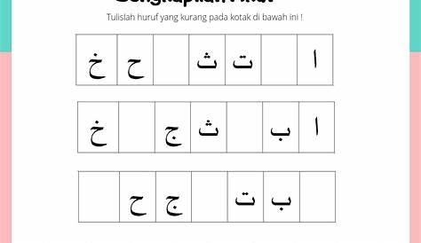 Sebutkan Contoh Huruf Hijaiyah Bersambung ~ Tips & Pendidikan