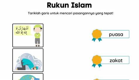Rukun Iman Lembaran Kerja Pendidikan Islam Prasekolah / Rukun Islam