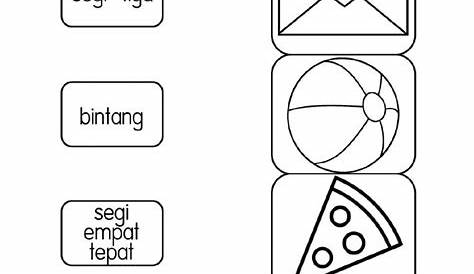 Lembaran Kerja Mengenal Bentuk Prasekolah Lembaran Kerja Bentuk Untuk