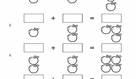 lembaran kerja matematik operasi tambah prasekolah | KitPraMenulis