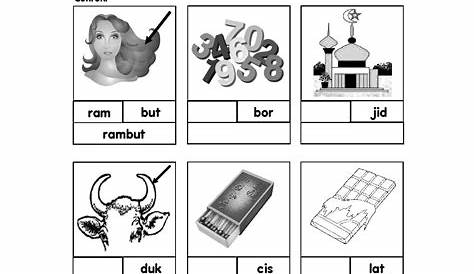 LEMBARAN KERJA BM PEMULIHAN KHAS | English worksheets for kids