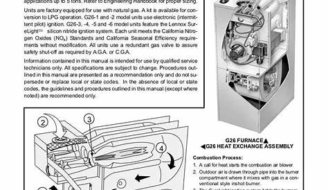 Lennox Furnace Parts Manual