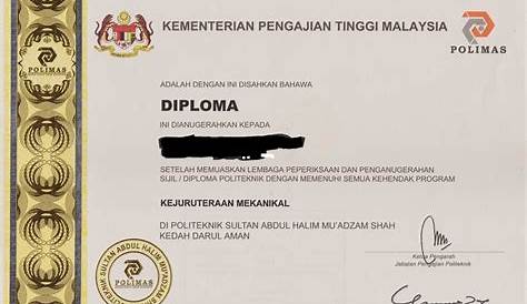 Diploma Lepasan Ijazah - Lucarkc