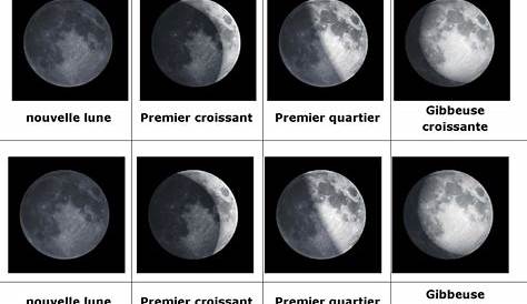 Les phases de la Lune - Phases lunaires