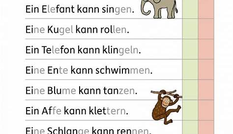 Leseübungen 1 Klasse Zum Ausdrucken - kinderbilder.download
