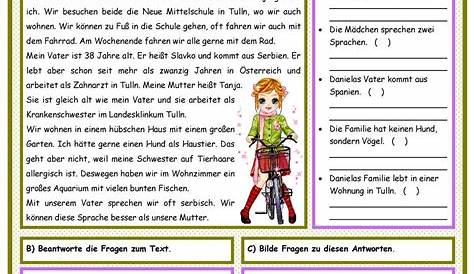 Lesetexte Klasse 4 Mit Fragen - Leseproben Deutsch Klasse 4 Grundschule