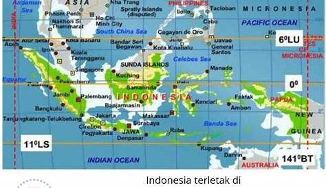 Letak Astronomis dan Geografis Indonesia Beserta Gambarnya