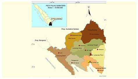 Peta Wilayah Kabupaten Lampung Selatan