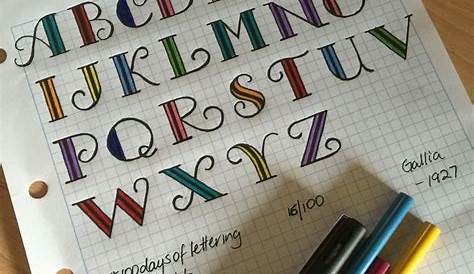 abecedario letras bonitas para escribir a mano - Buscar con Google