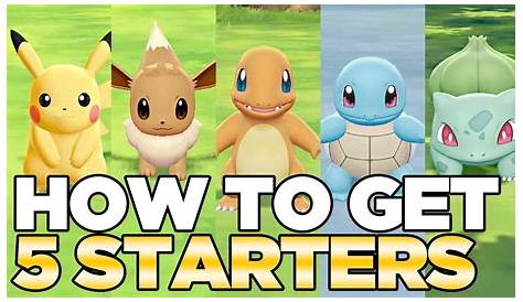 pokemon-lets-go-pikachu-evoli-starter | Generation Game