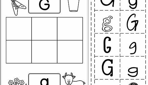 Letter G Activities For Kindergarten