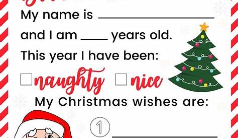 Letters to Santa Santa letter, Free lettering, Santa letter template