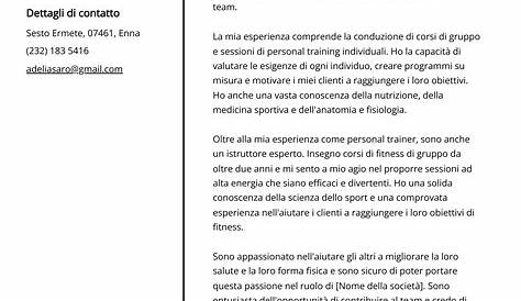 Lettera Motivazionale Per Dottorato - Compilare un Curriculum