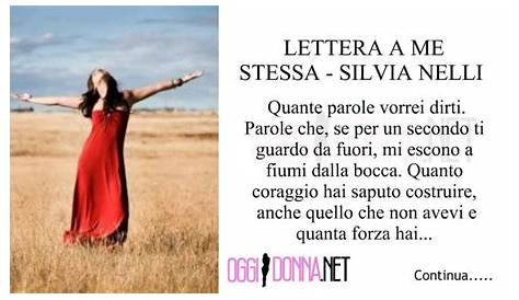 LETTERA A ME STESSA.... (stupenda da leggere e condividere) | Parola di