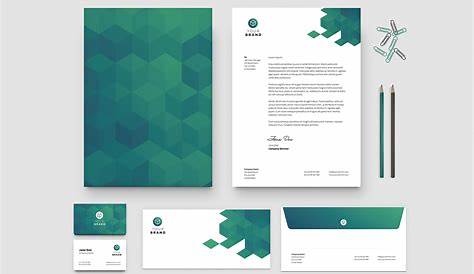 Business Card And Letterhead | Stationery templates, Letterhead