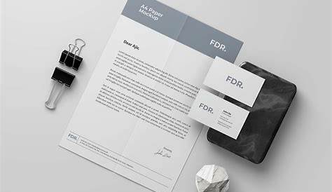 Free Envelope & Letterhead Mockup (PSD)