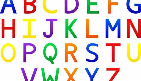 Colorful Alphabet Lowercase | Lettering alphabet, Alphabet stickers