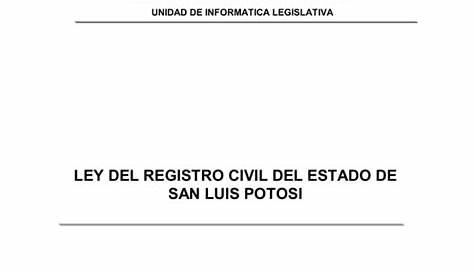 Registro Civil de SLP dará atención vía medios electrónicos