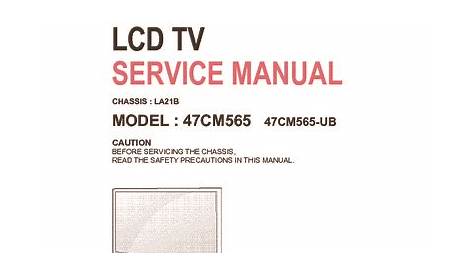 Lg 47Cm565 Owner's Manual