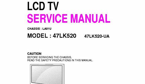 Lg 47Lk520 Manual